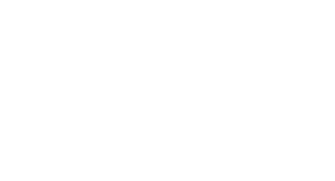 Hemsidas logotyp i färgen vit.